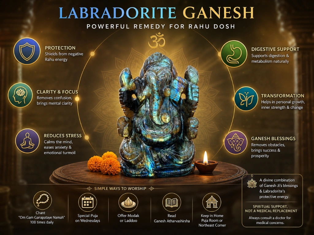 labrodorite ganesh ji for rahu dosh
